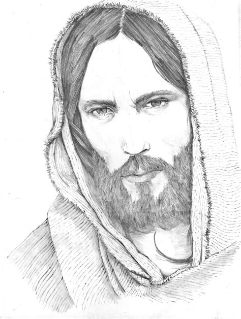 Jesus Pencil Drawing Jesús Dibujo A Lápiz — Hive