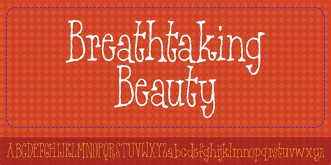 Breathtaking Beauty Font Fontspring