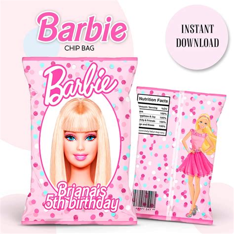 Barbie Shopping Bag Printable