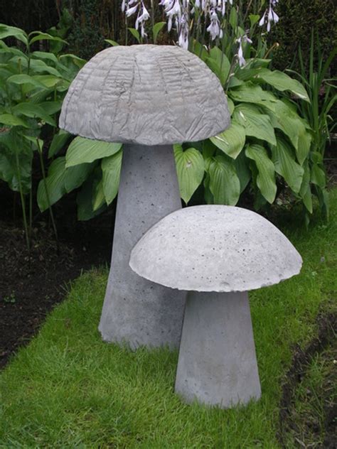 My Home Made Garden Concrete Mushrooms Grows On You