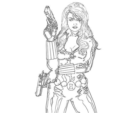 Printable Black Widow Coloring Page Free Printable Coloring Pages