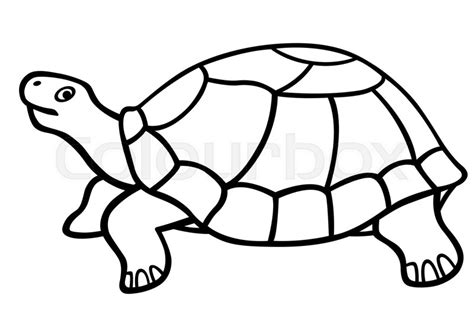 Illustration of a cartoon contour | Stock vector | Colourbox