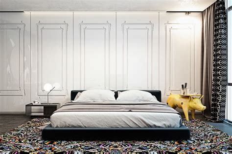 Subtle Rainbow Bedroom Decor Theme Interior Design Ideas