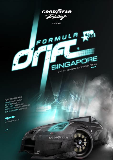 Goodyear Formula Drift Poster On Behance