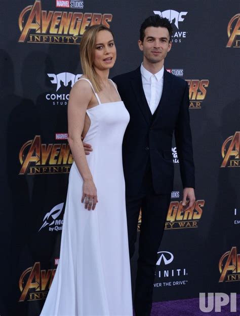 Photo Brie Larson And Alex Greenwald Atend The Avengers Infinity