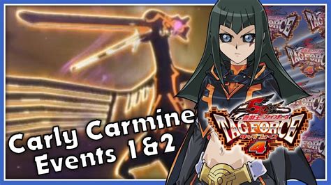 La Meilleure Dark Signer Events Carly Carmine 1and2 Yu Gi Oh 5ds Tag Force 4 Fr Youtube