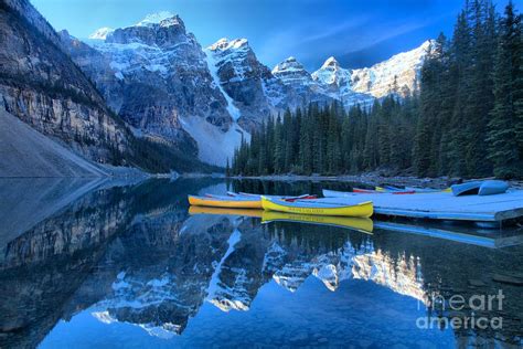 Banff Moraine Lake Reflections Photograph By Adam Jewell Pixels