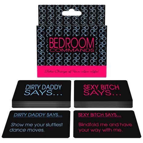 Bedroom Commands Card Game Cocobella