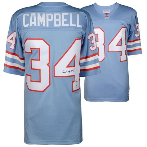 Earl Campbell Houston Oilers Fanatics Authentic Autographed Mitchell