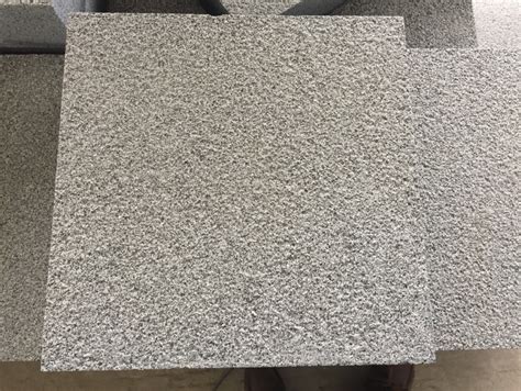 G654 Bush Hammered Grey Granite Tiles