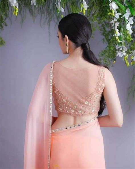 Trending Collection Of Fancy Saree Blouse Back Side Designs 5 K4