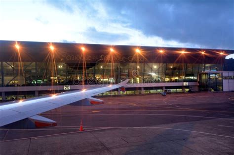 Wellington International Airport Nya Zeeland Redaktionell Foto Bild