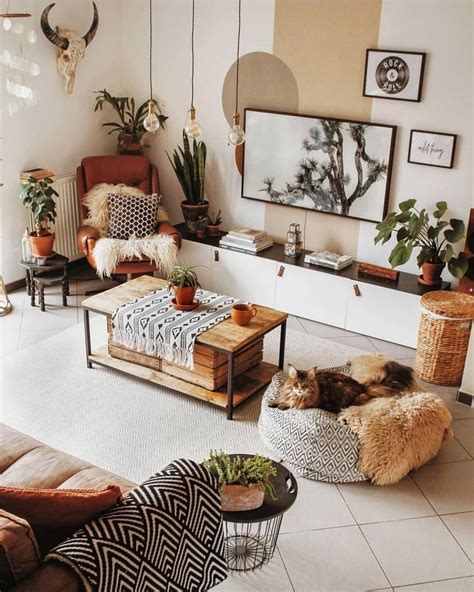 Nice Boho Farmhouse Design Ideas For Your Living Room Decoration 32