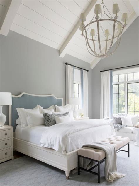 Transitional Neutral Master Bedroom With Vaulted Ceilings Hgtv Faces