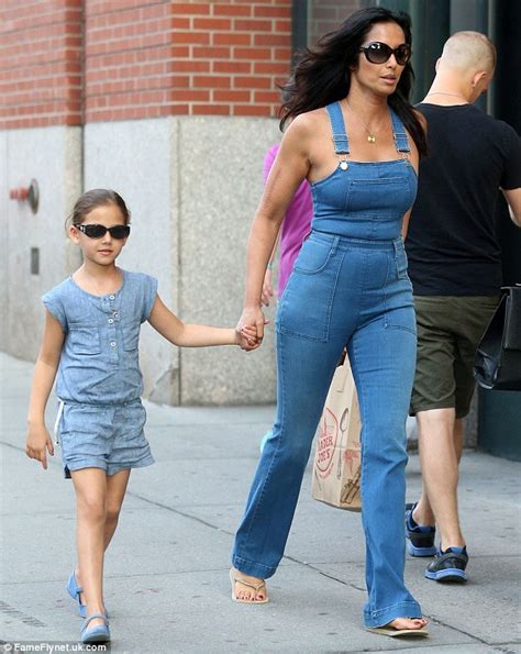 Padma Lakshmi Wears Overalls While Heading To Dinner With Her Daughter
