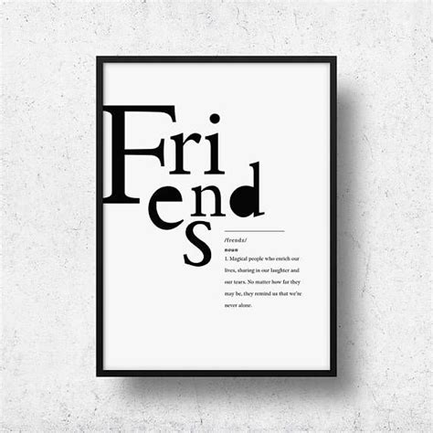 Friends Poster Instant Download Friendship Art Print Etsy Uk