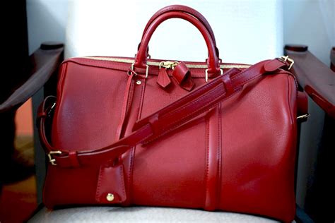 Louis Vuitton Sofia Coppola Calf Leather Bag Cherry