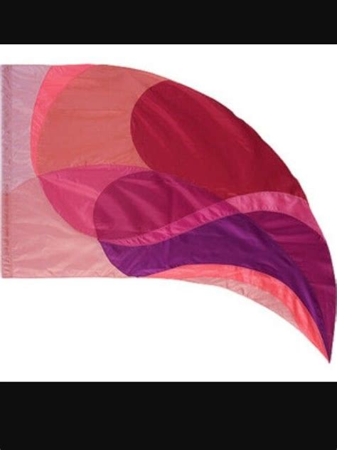 Silk Hand Dyed Color Guard Flag Color Guard Flags Winter Guard Flag