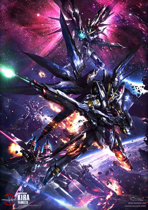 Artstation Strike Freedom Gundam Keith Chan Kein Wah