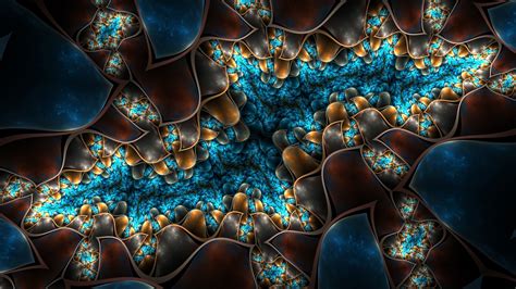 Blue Ash Fractal Glittering Hd Abstract Wallpapers Hd Wallpapers Id