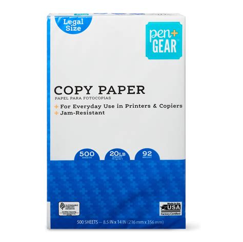 Buy Pengear Copy Paper 85 X 14 92 Bright 20 Lb 1 Ream 500