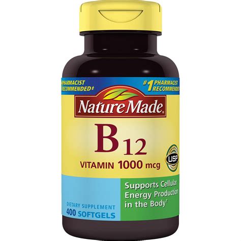 Nature Made Vitamin B12 1000mcg Softgels 400 Ct