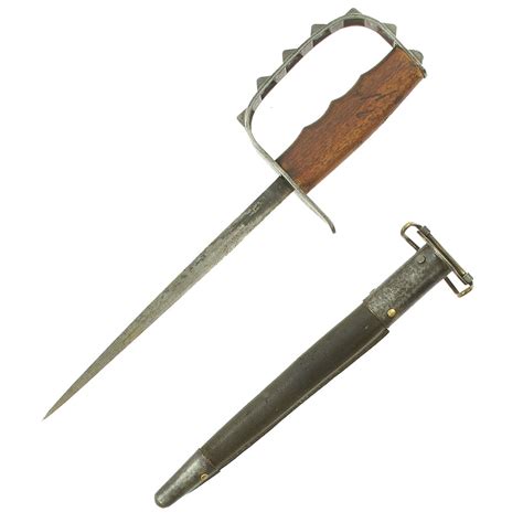 Original Us Wwi M1917 Trench Knife By Lf And C Dated 1917 With Jewe