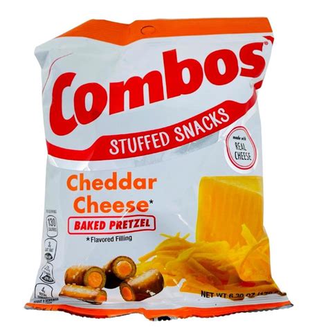 Combos Cheddar Cheese Pretzel Large Oven Baked Snacks