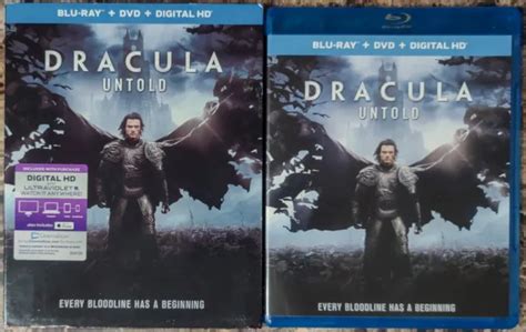 Dracula Untold Blu Ray Dvd Digital Copy 2015 2 Disc Set W