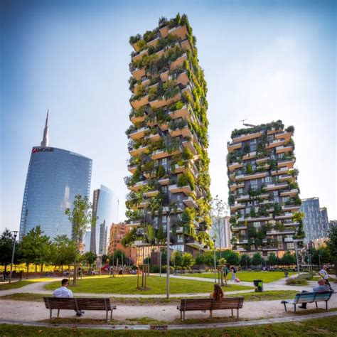 Bosco Verticale Milan Italy Fine Art Photography By Nico Trinkhaus