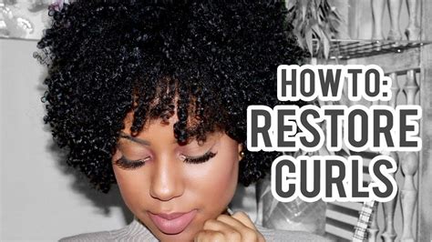 Curl Restoration How To Revive Your Curls Ft Mello Hair Youtube
