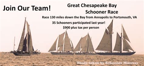 Schooner Woodwind Racing In The Great Chesapeake Bay Schooner Race