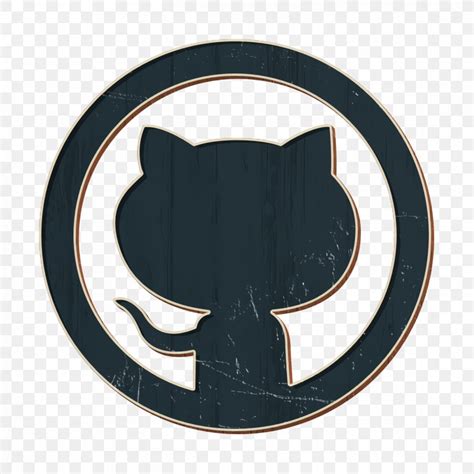 Github Icon Png 1238x1238px Github Icon Black Cat Cat Emblem