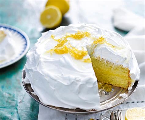 Lemon Meringue Cake Recipe Lemon Dessert Recipes Lemon Meringue