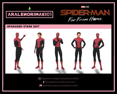 Blackpink On Tumblr The Sims 4 Upgraded Stark Suit Spider Man Far