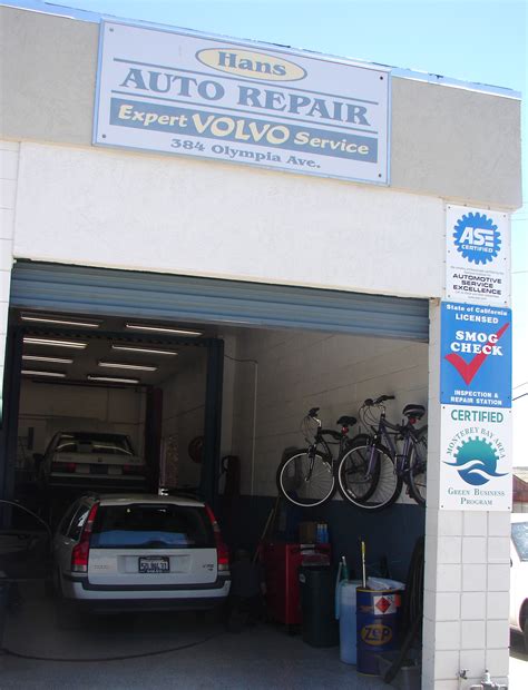 Monterey Bay Area Green Business Program A Car Shop That