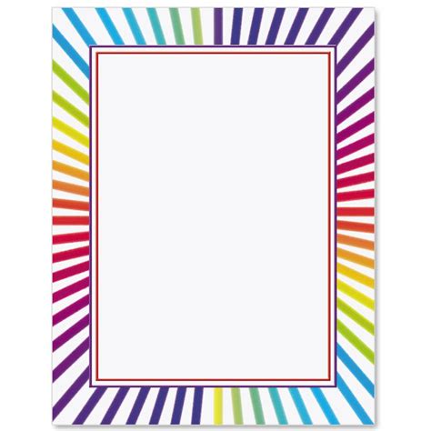 Candy Stripes Border Papers Borders For Paper Colorful Borders