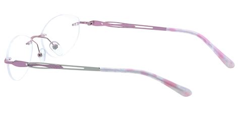 fairy rimless blue light blocking glasses pink women s eyeglasses payne glasses