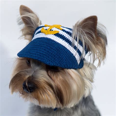 Dogs Baseball Cap Anchor Hats For Dogs