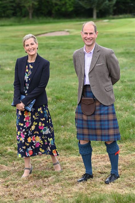 Prince Edward Countess Of Wessex Forfar Golf Club Scotland Visit Tatler