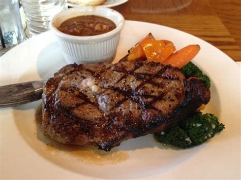 14 Oz Rib Eye Steak Picture Of Harris Ranch Restaurant Coalinga