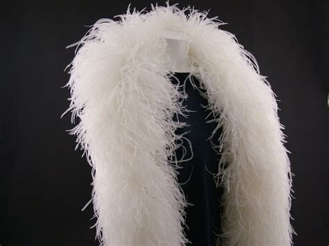Ply Thick Burlesque Costume Ostrich Feather Boa Feet Long White Ubicaciondepersonas Cdmx