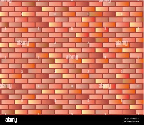 Seamless Grunge Brick Wall Texture Vector Illustration Stock Vector