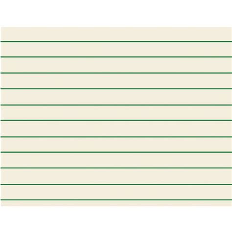 Green Bold Lined Paper For Students 11 X 85 Inches 075 In Spacing
