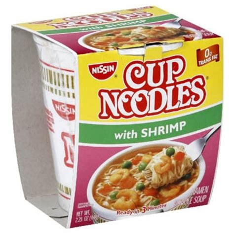 Nissin Cup O Noodles Shrimp 225 Ounce Pack Of 12 Pricepulse