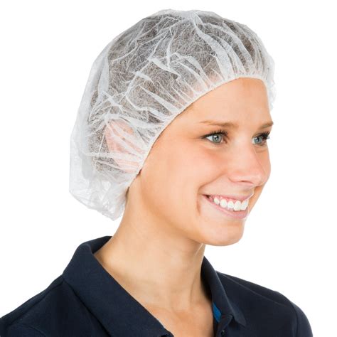 Reply from food safety uk. Chef Revival 24" White Disposable Polypropylene Bouffant ...
