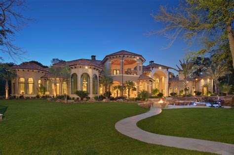 Stunning Mediterranean Mansion In Houston Tx Homes Of The Rich