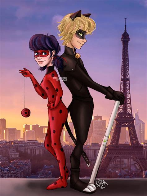 Tales of ladybug & cat noir'. Ladybug and Chat Noir by majuandrad on DeviantArt