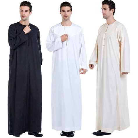 Thobe Jubba Dishdasha Robe Thobe Arab Dress Men Mens Thobes Dishdasha Mens Muslim Size Xl Color