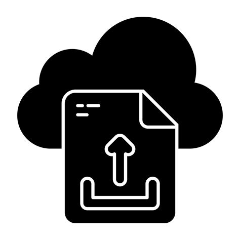 Premium Download Icon Of Cloud File Upload 24168867 Vector Art At Vecteezy